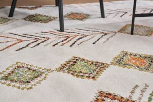 Tapis rectangulaire à motifs berbères multicolores 160 x 230 cm SPELL