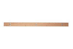 Support mural cadres photos - étagère linéaire en bois clair chêne L120 cm LINEA