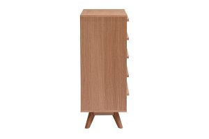 Commode chiffonnier - semainier scandinave 5 tiroirs L60 cm HELIA