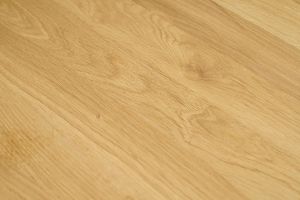 Tavolo da pranzo rotondo in legno chiaro di rovere massello D75 cm OKSANA