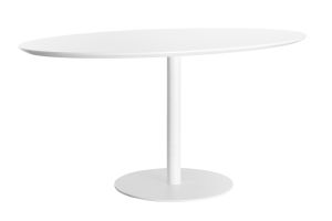 Table à manger design blanche ovale L170 cm HALIA