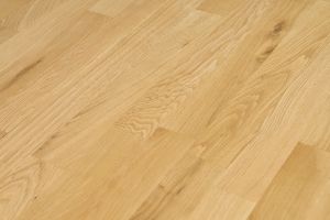 Table à manger extensible rectangulaire en bois clair chêne massif L160-220 cm YULIA