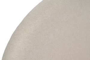 Lit coffre 2 places 160x200 cm en tissu beige OREN