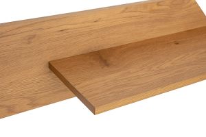 Mensola da muro finitura legno chiaro quercia L120 cm CIME