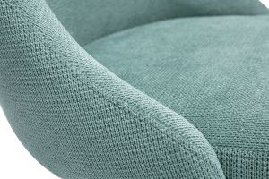 Chaises scandinaves en tissu chenille vert céladon et bois clair (lot de 2) HASTA
