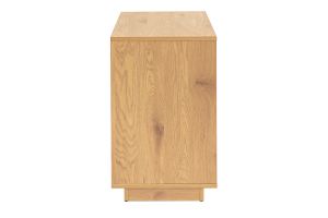 Buffet ouvert avec rangements finition bois clair chêne L96 cm SEVILLE