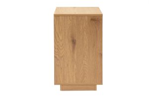 Meuble de rangement avec tiroirs finition bois clair chêne L50 cm SEVILLE