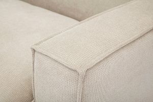 Module d'angle droit pour canapé en tissu chenille beige SPLIT