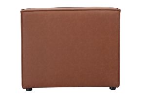 Module droit pour canapé en cuir marron SPLIT