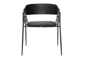 Chaises design noires (lot de 2) WESS