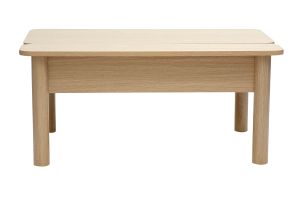Table basse relevable finition bois chêne L100 cm BOLSO
