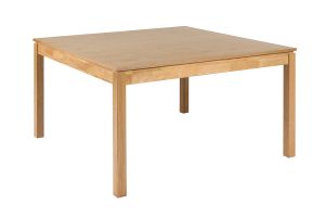 Table à manger carrée bois clair L140 cm SYLVA