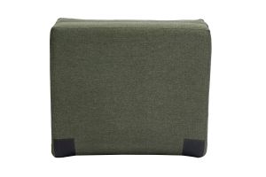 Chauffeuse 1 place convertible en tissu vert kaki SALLY