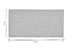 Tapis rectangulaire en sisal et jute 60 x 120 cm JOTA
