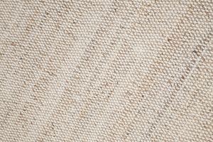 Tapis rectangulaire beige en jute et coton tissé 160 x 230 cm CAMAO