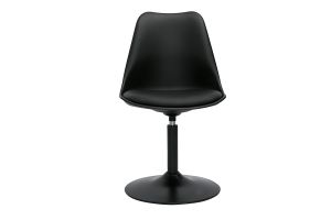 Chaise design pivotant noir mat STEEVY V2