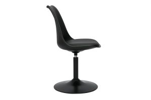 Chaise design pivotant noir mat STEEVY V2
