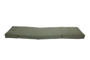 Chauffeuse 1 place convertible en tissu vert kaki SALLY