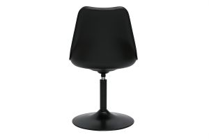 Chaise design pivotant noir mat STEEVY V2