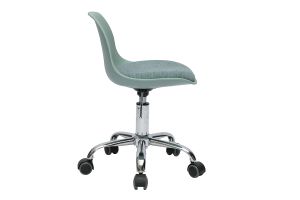 Fauteuil de bureau vert de gris enfant à roulettes STEEVY