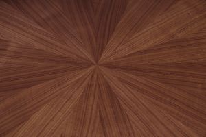 Table à manger design ronde noyer D120 cm DIELLI