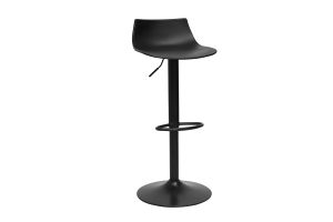 Tabourets de bar réglables design noirs (lot de 2) KELLY