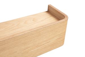 Etagère murale bois clair frêne L48 cm HOPE