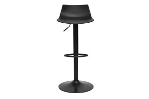 Tabourets de bar réglables design noirs (lot de 2) KELLY