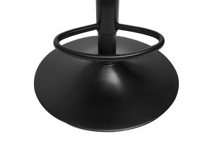 Tabourets de bar réglables design noirs (lot de 2) KELLY