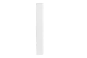 Meuble à chaussures 3 portes finition blanc laqué brillant L68 cm KIRK