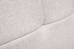 Tête de lit en tissu effet velours texturé beige L170 cm SUKA
