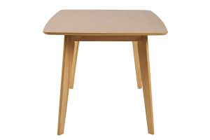 Table à manger rectangulaire scandinave bois clair chêne L150 cm LEENA