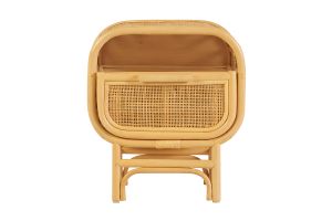 Tables de chevet avec tiroir en rotin (lot de 2) LUWAK