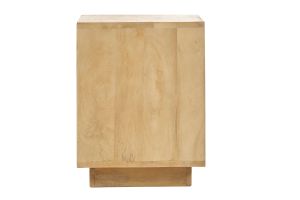 Comodino con cassetto in legno massello di mango MATCHA