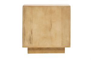 Comodino con cassetto in legno massello di mango MATCHA