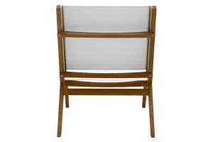 Fauteuil lounge de jardin en bois massif MALIBU