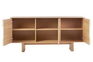 Buffet en bois clair chêne L160 cm SEIGO