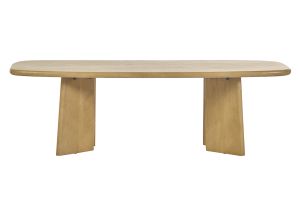 Tavolino rettangolare in legno massello di mango L120 cm SOTA