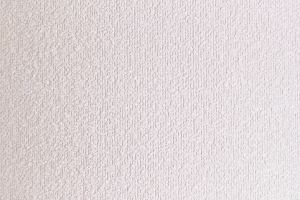 Suspension cylindrique en tissu effet laine bouclée blanc et rabane naturelle D50 cm TRAVES