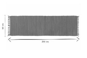 Passatoia verde acquamarina 60 x 200 cm AUBAGNE