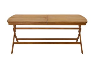 Table de jardin extensible rallonges intégrées en bois massif L180-240 cm CANOPEE