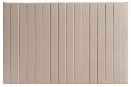 Tête de lit en tissu velours taupe L170 cm NEHA