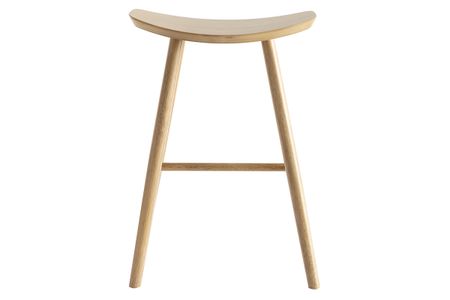 Tabouret de bar design bois clair H65 cm DEMORY