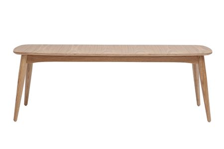 Banc scandinave bois clair L130 cm NORDECO