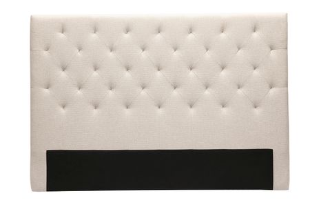 Tête de lit capitonnée en tissu naturel L160 cm ENGUERRAND