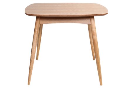 Table à manger scandinave carrée frêne naturel L90 cm BALTIK