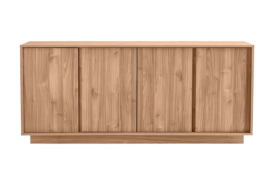Credenza scandinava 4 ante finitura rovere L180 cm COMO