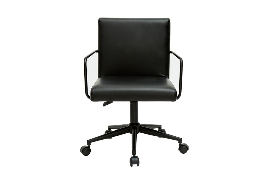 Chaise de bureau à roulettes noire FLOKI