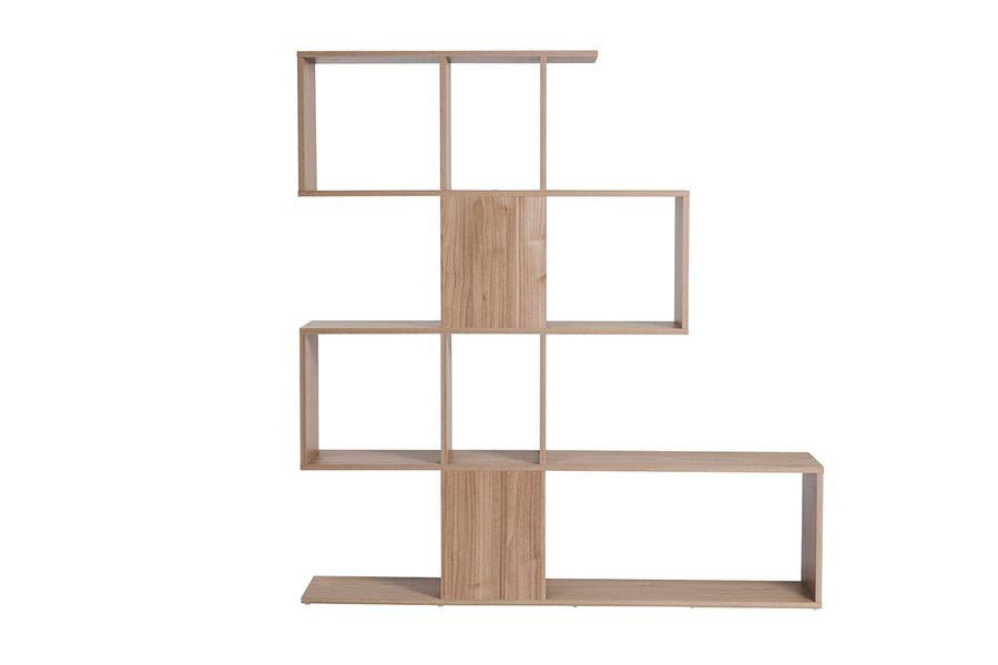 Libreria divisoria di design effetto rovere H147 cm COMO