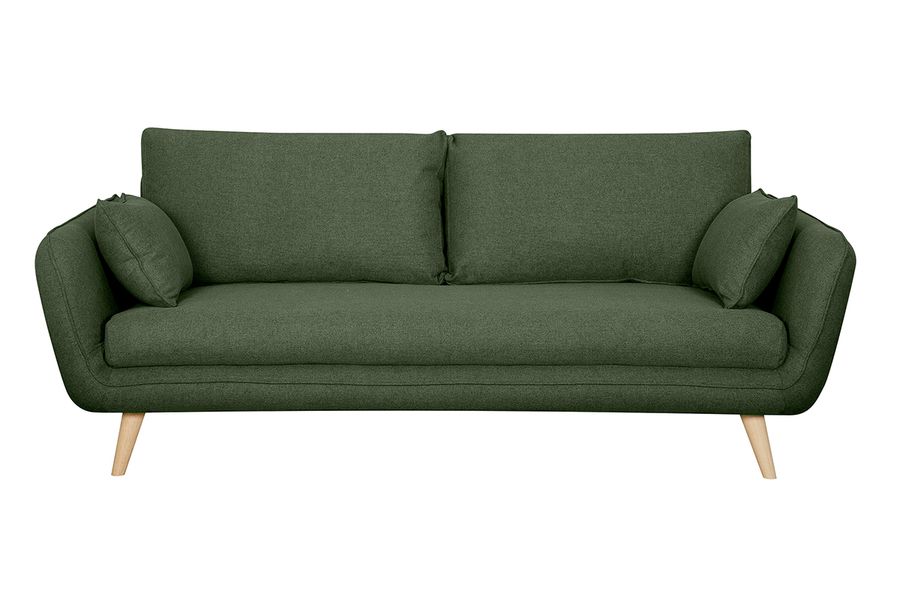 Divano scandinavo 3 posti kaki CREEP